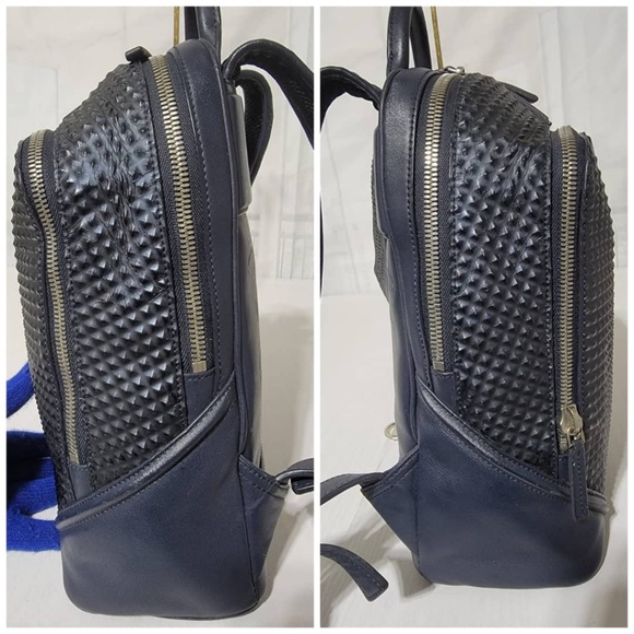 Authentic MCM Backpack Duke Luxus Deep Navy Blue - Picture 6 of 16